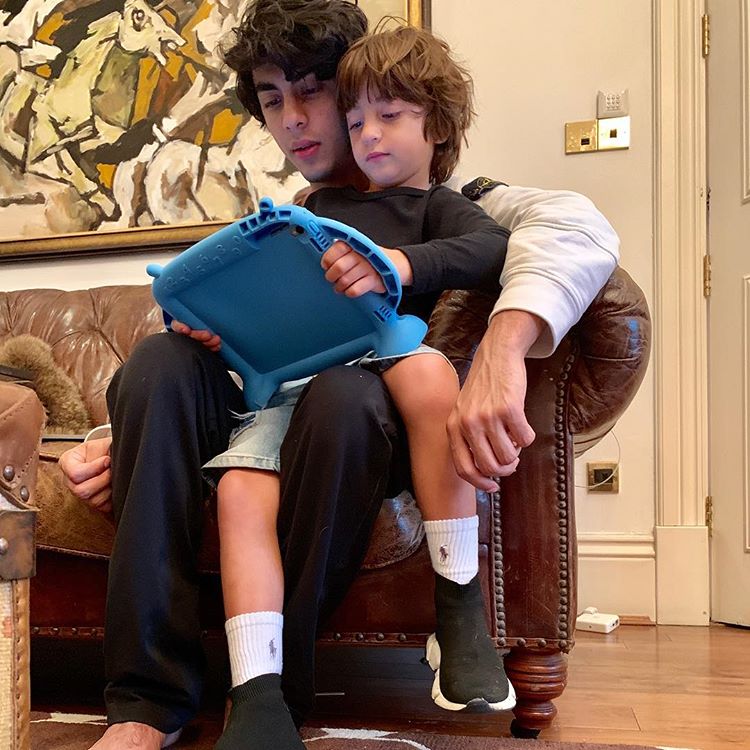 Aryan Khan and AbRam Khan