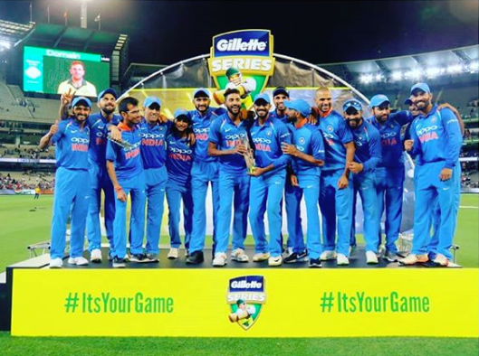 Virat Kohli and Team India
