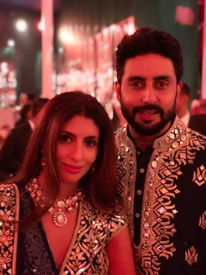 Abhishek Bachchan and Shweta Bachchan Nanda