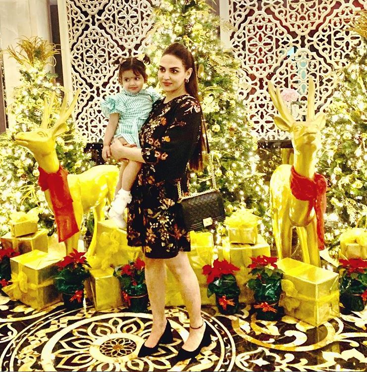 Esha and Radhya for Christmas