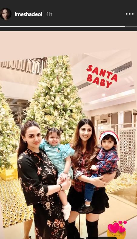 Esha and Radhya Christmas
