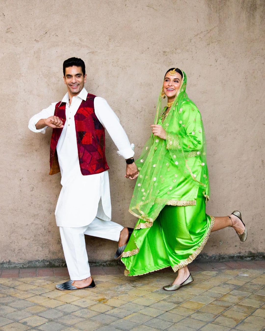 Neha Dhupia and Angad Bedi
