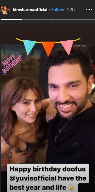 yuvraj and kim