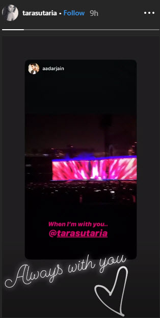 tara sutaria and aadar jain