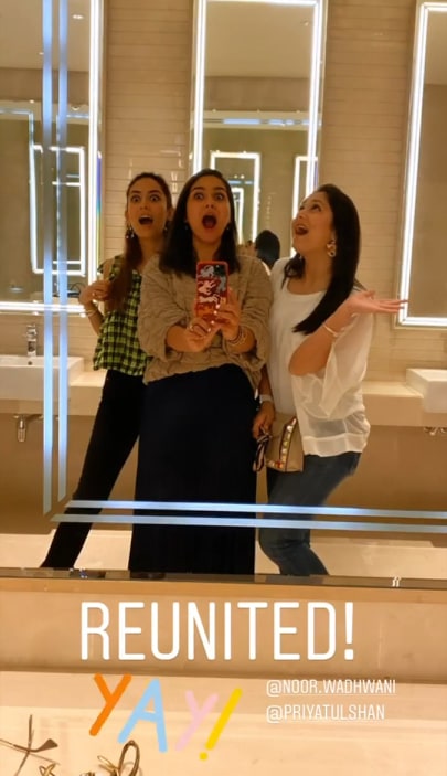 Mira Rajput Kapoor, Priya Rajput Tulshan and Noorjehan Rajput Wadhwani