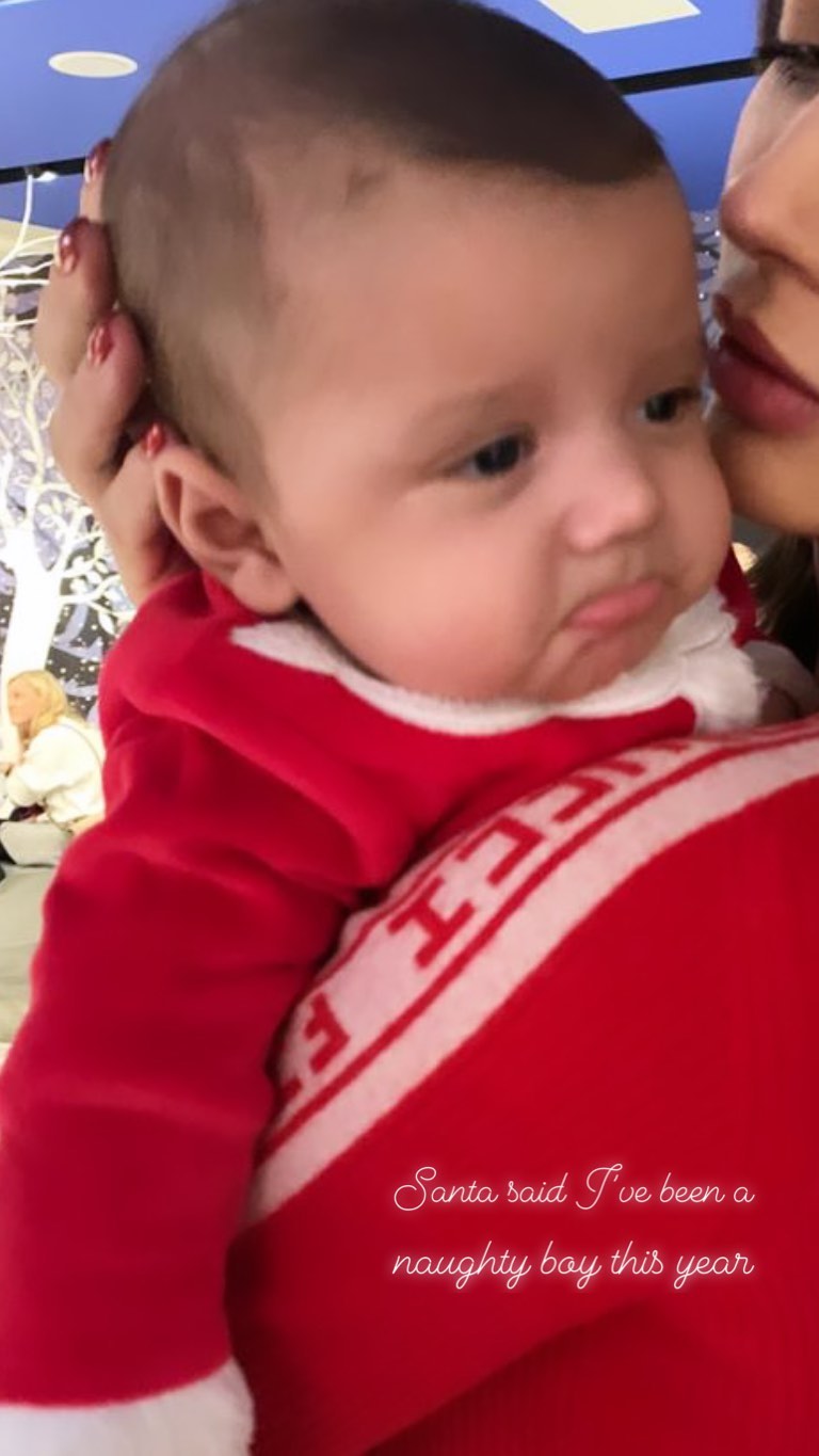 Amy Jackson's son, Andreas