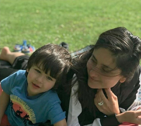 Kareena Kapoor Khan and Taimur Ali Khan