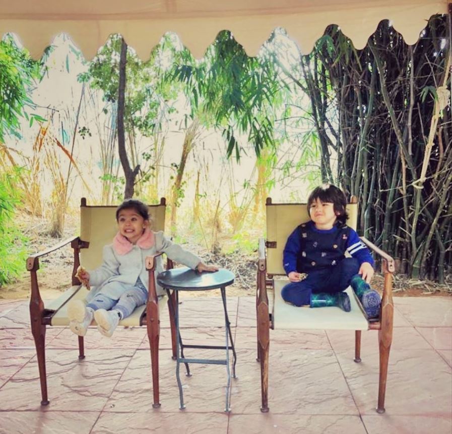 Taimur Ali Khan and Inaaya Naumi Kemmu