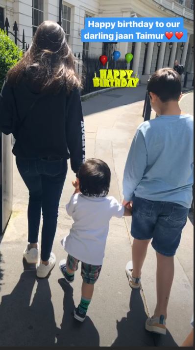Samaira Kapoor, Kiaan Raj Kapoor and Taimur Ali Khan