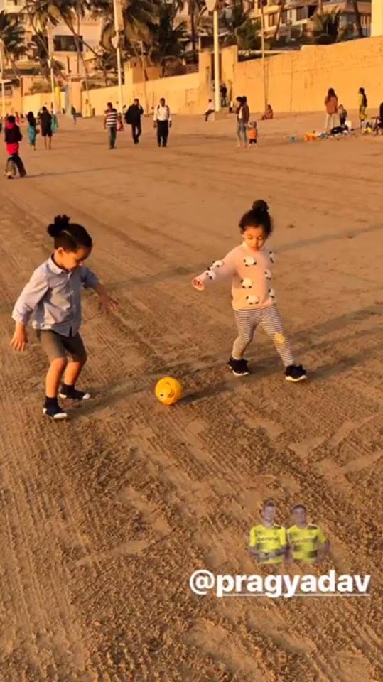 Isana Kapoor and Misha Kapoor