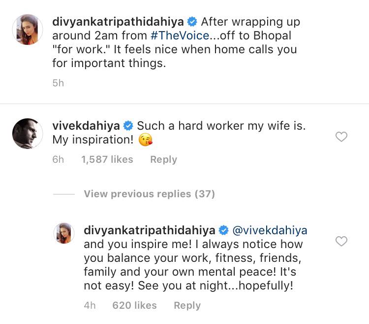 Divyanka Tripathi Dahiya and Vivek Dahiya