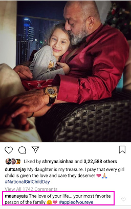 Sanjay and Maanayata w