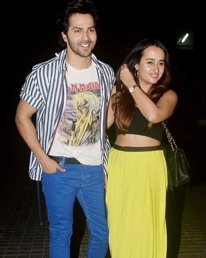 Varun Dhawan and Natasha Dalal