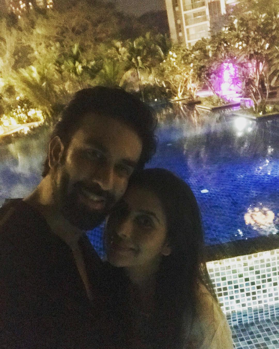 Charu Asopa and Rajeev Sen