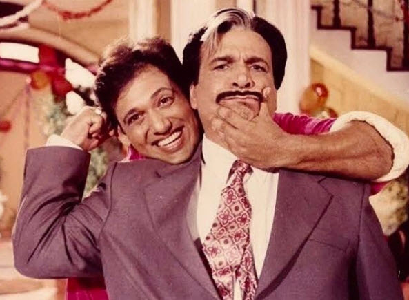 Kader Khan with Govinda
