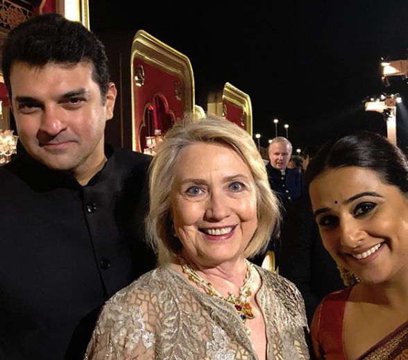 Siddharth Roy Kapur and Vidya Balan