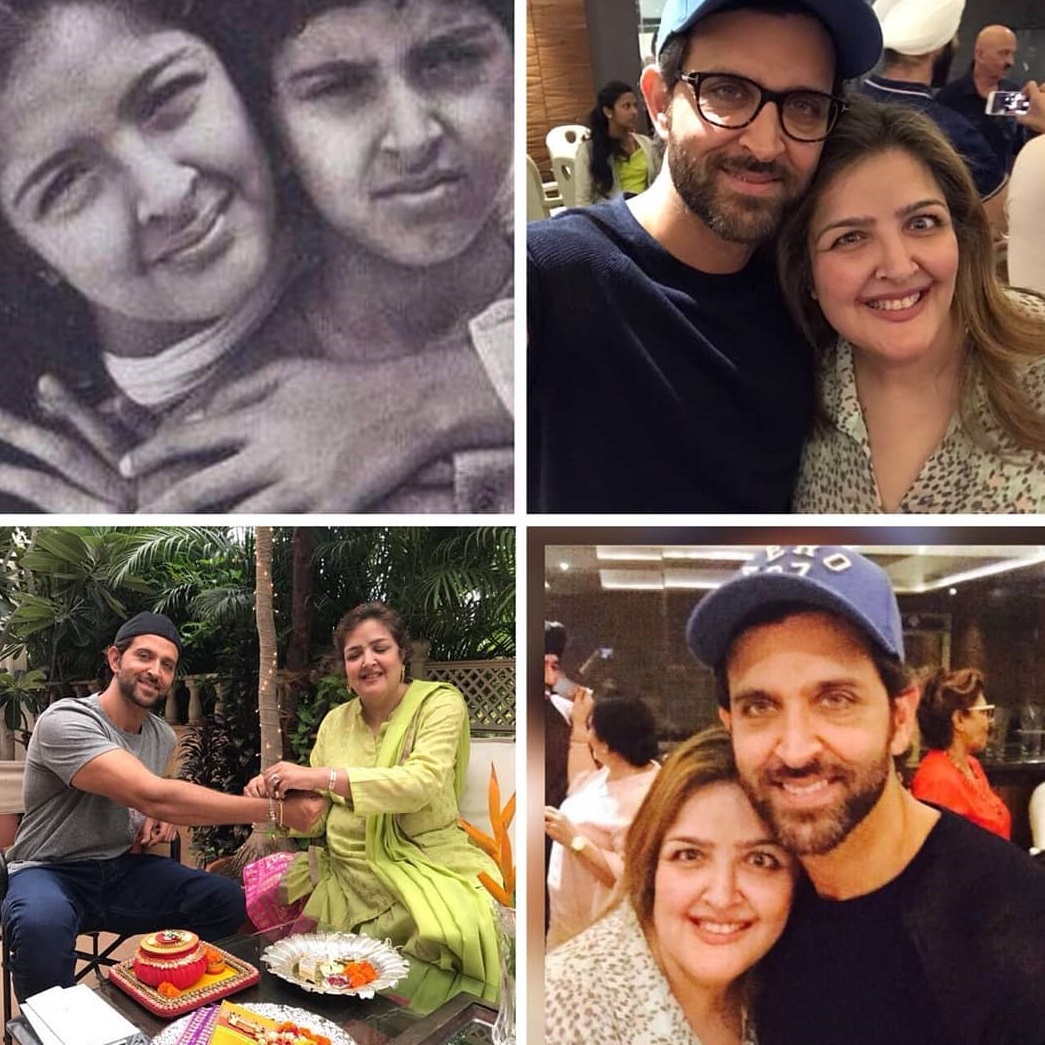 Hrithik Roshan with sister, Sunaina Roshan