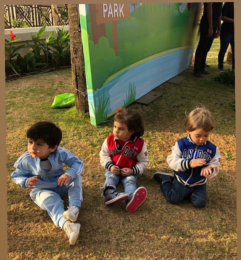 Taimur at Yash and Roohi's 2nd birthday