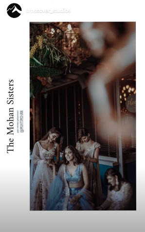 Neeti Mohan Had A Photoshoot With Her Sisters At Her Bachelorette Bash