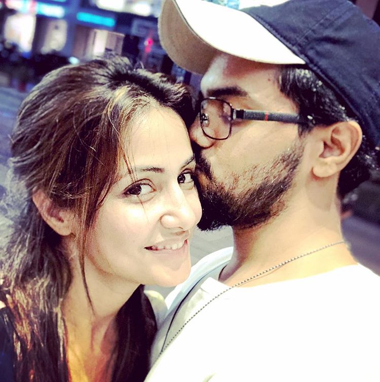 Hina Khan and Rocky Jaiswal