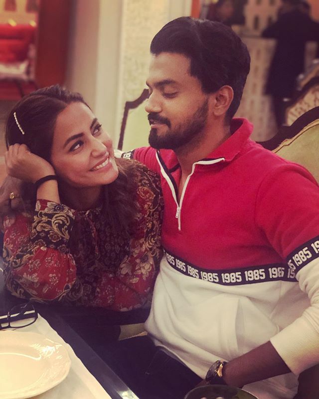 Hina Khan and Rocky Jaiswal