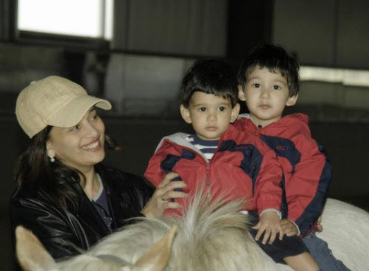 Madhuri and her sons