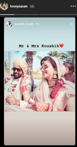 Lovey Sasan Gets Married To Long-Time Boyfriend, Koushik