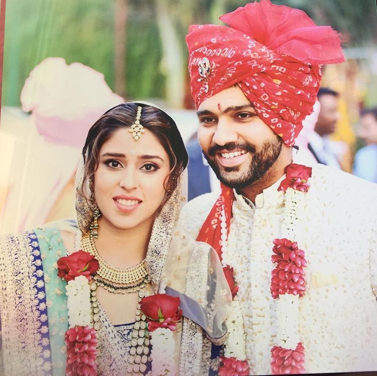 Rohit Sharma and Ritika Sajdeh