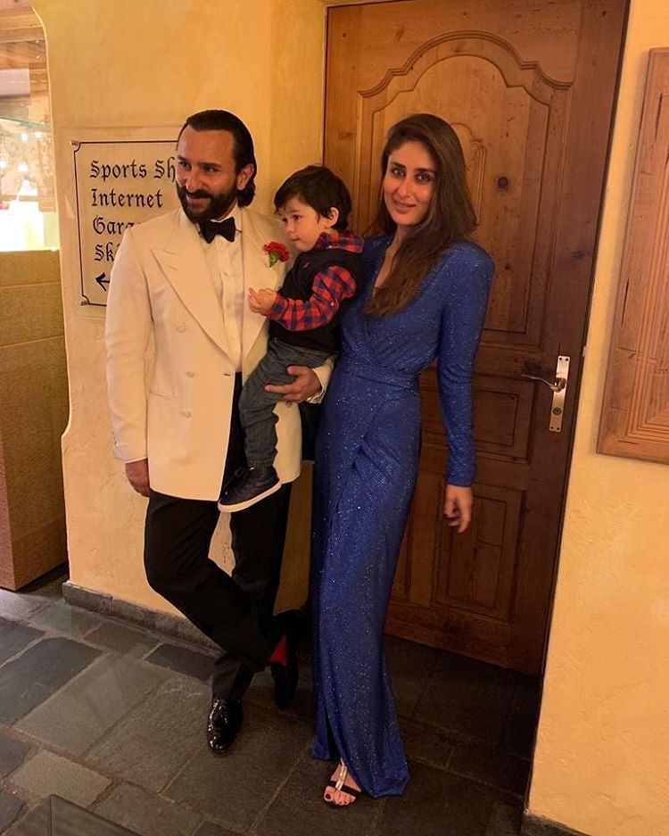 Kareena Kapoor Khan, Saif Ali Khan and Taimur Ali Khan