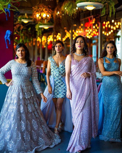 Neeti Mohan And Sisters From Her Bachelorette Shoot