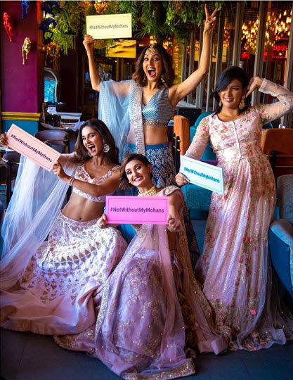 Neeti Mohan And Sisters From Her Bachelorette Shoot