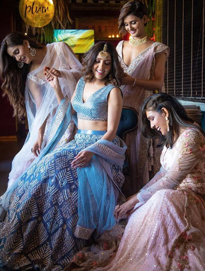 Neeti Mohan And Sisters From Her Bachelorette Shoot