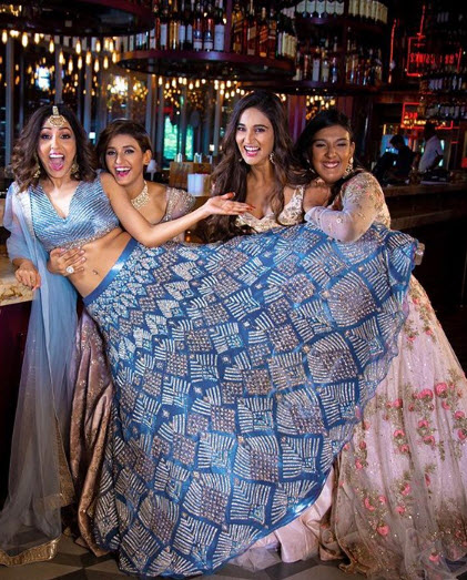 Neeti Mohan And Sisters From Her Bachelorette Shoot