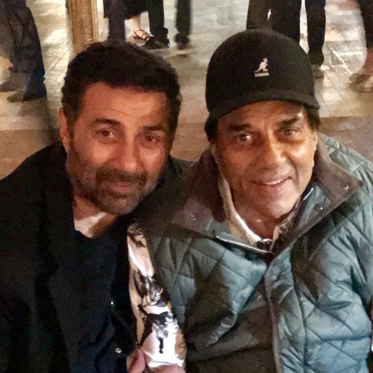 Sunyy Deol and Dharmendra