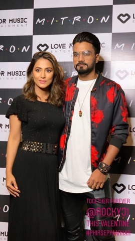 Hina Khan and Rocky Jaiswal