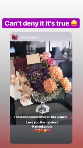 Arjun Kapoor and Anshula Kapoor