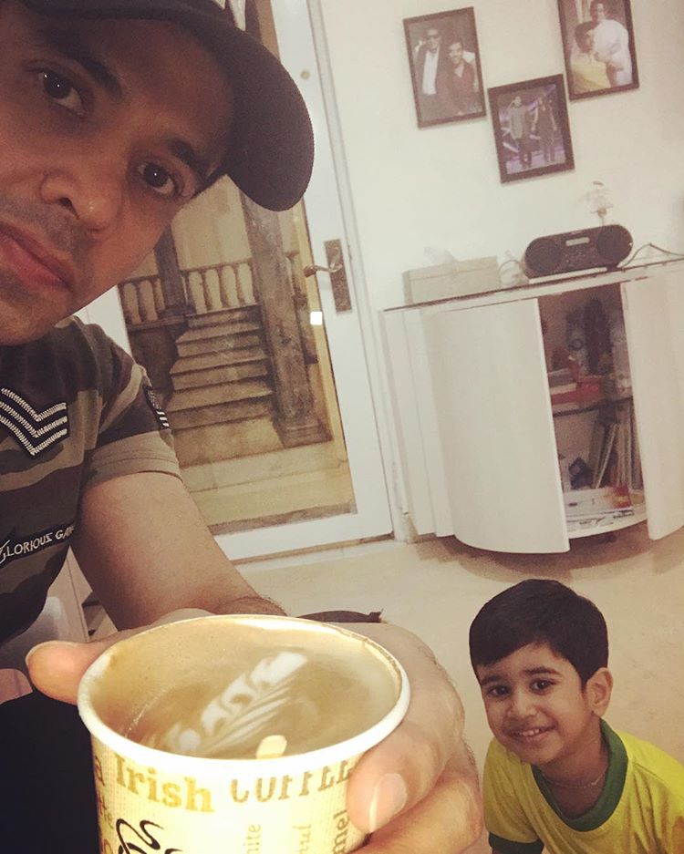 Tusshar Kapoor with his son, Laksshya Kapoor