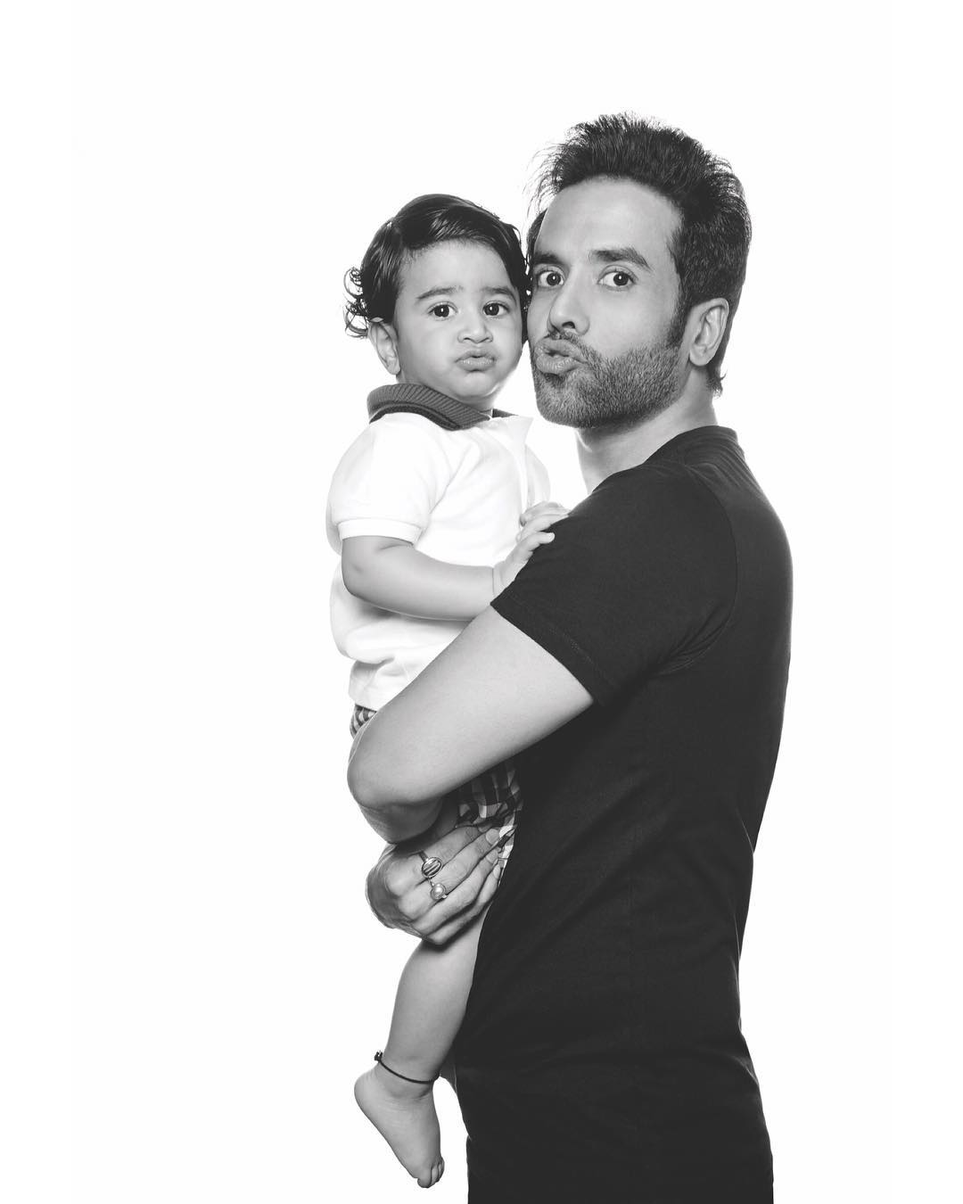 Tusshar Kapoor with his son, Laksshya Kapoor
