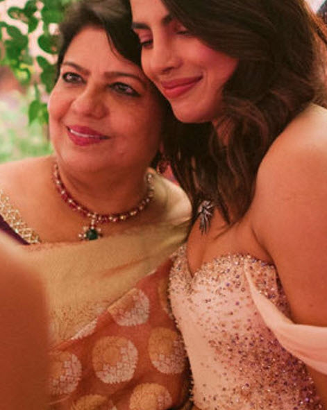 Priyanka Chopra Jonas and Madhu Chopra