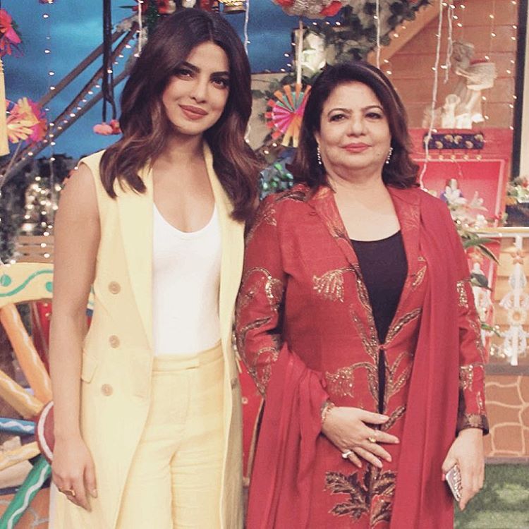 Priyanka Chopra Jonas and Madhu Chopra
