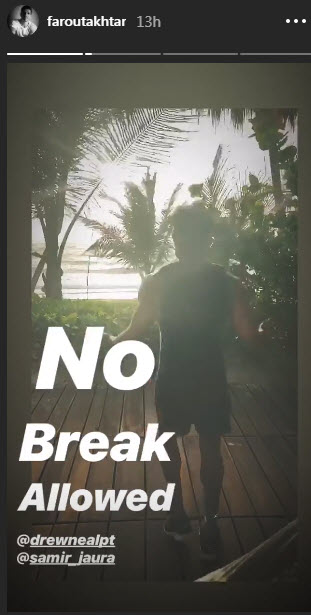 Farhan Akhtar Muse Shibani Dandekar Holiday