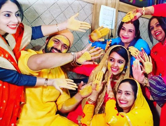 Richa and Jigar haldi