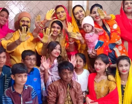 Richa and Jigar haldi