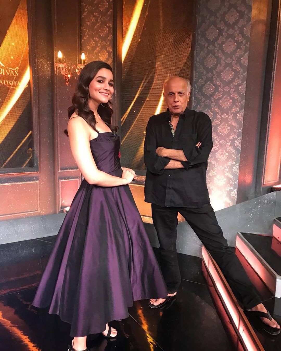 Mahesh Bhatt and Alia Bhatt