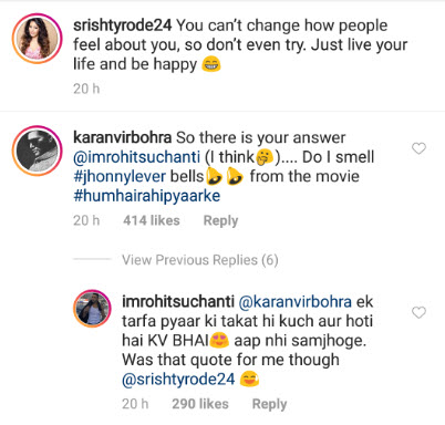 Karan Bohra took a dig
