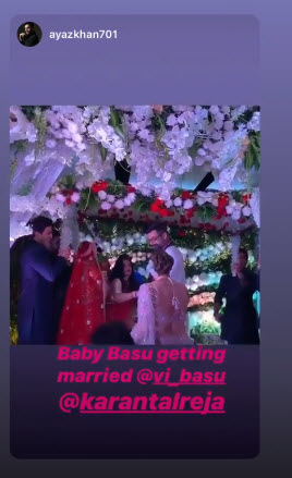 Bipasha Basuââ¬â¢s sister, Vijayetaââ¬â¢s wedding