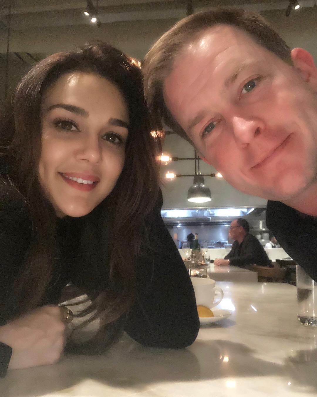 Preity Zinta and Gene Goodenough