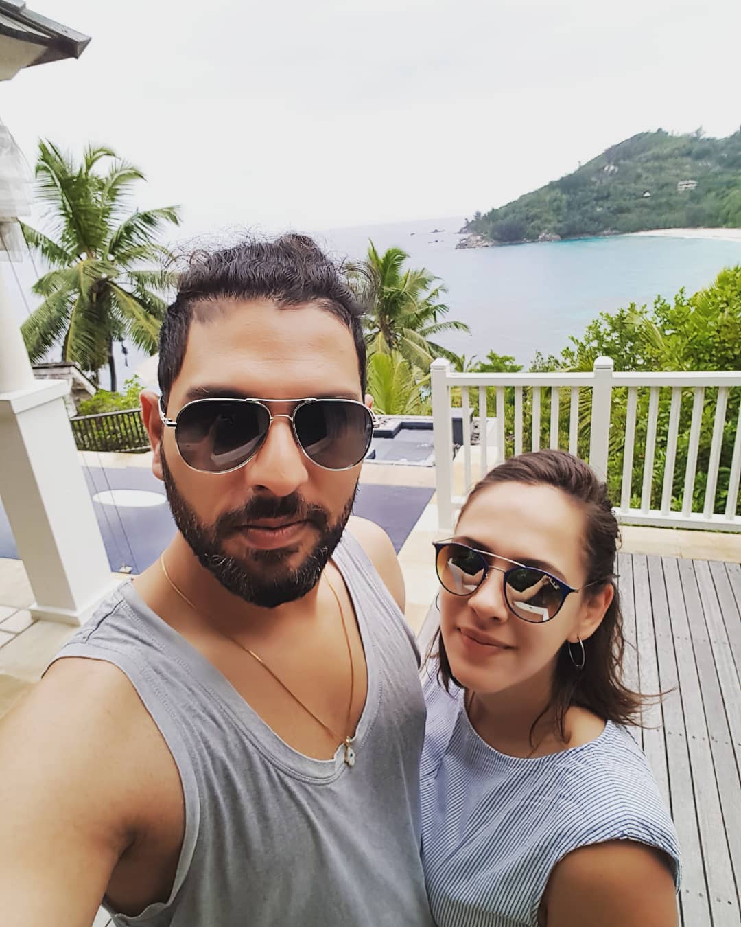 Yuvraj Singh and Hazel Keech