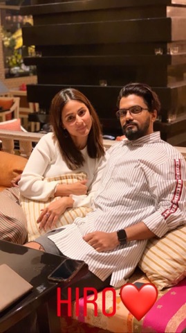 Hina Khan and Rocky Jaiswal