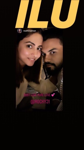 Hina Khan and Rocky Jaiswal